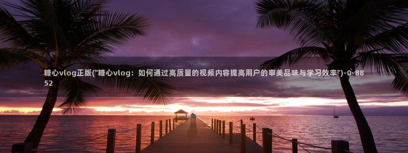 糖心vlog入囗进入