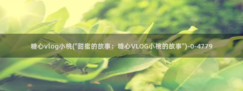 糖心vlog,